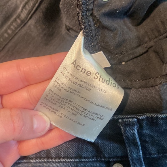 ACNE STUDIOS High Rise Row Straight Vintage Jeans - Picture 7 of 7